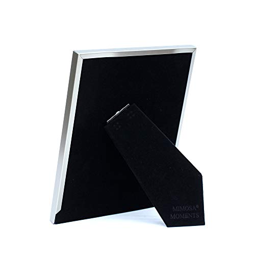 4x6 Silver-Tone Metal Pet Picture Frame for Dog