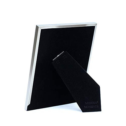 4x6 Silver-Tone Metal Pet Picture Frame for Dog