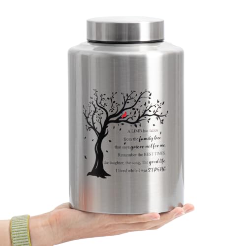 Cremation Urns for Human Ashes Adult Male or Female - size: Large,220lbs Family Tree