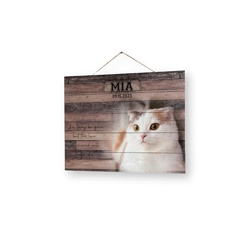Custom Pet Memorial Night Light - Personalized Pet Gift - color: Cat Memorial