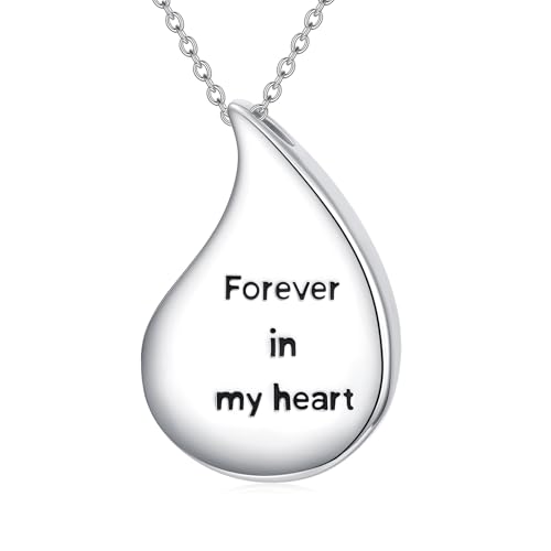 Urn Necklace for Women Sterling Silver Meaningful Memorial Jewelry | Paw Print/Butterfly/Dragonfly/Bird/Dolphin/Mountain/Tree of Life Urn Necklace for Ashes Cremation Keepsake Jewelry for Women - style: Tree of life