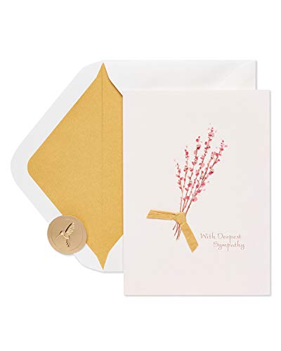Papyrus Sympathy Card (Wishing You Comfort) - color: Deepest Sympathy