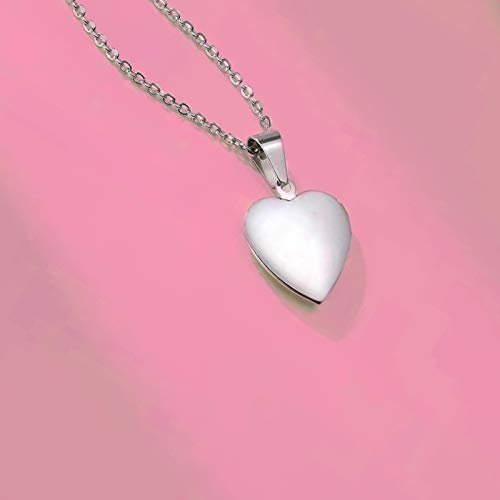 KunBead Women's Love Heart Photo Locket Necklace with Picture inside Jewelry Pendant Necklace for Auntie Friend Dad Daughter Granddaughter Nana Sister Wife Mom Grandma - style: Granddaughter