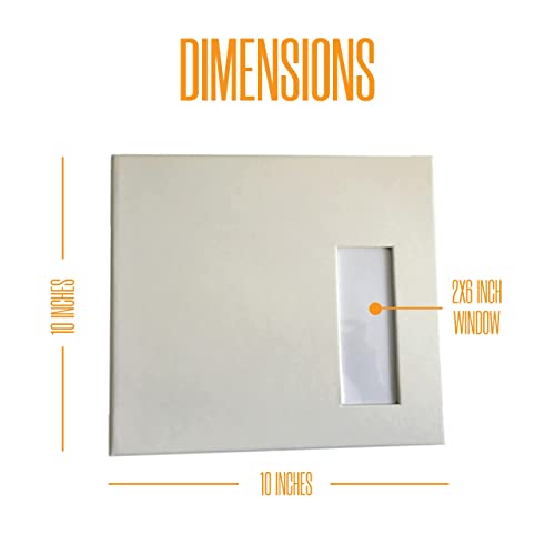 2x6 Strip Album, White Cover White Pages, 2 Gel Pens, 5pk - color: White, size: 5