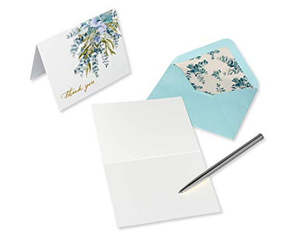 Papyrus Blank Wedding Thank You Cards with Envelopes, Eucalyptus Leaves (20-Count) - color: Eucalyptus Leaves