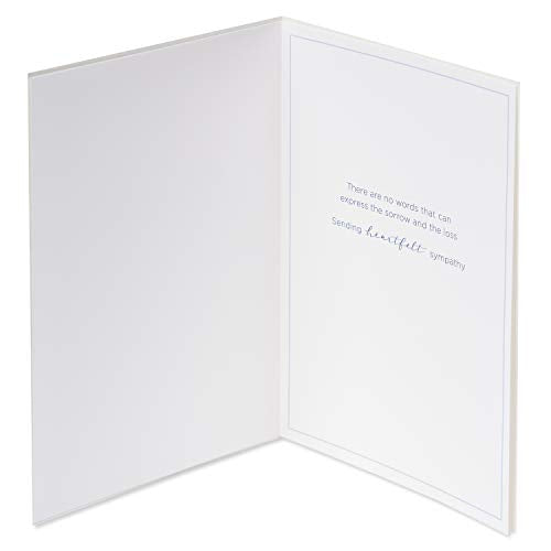 Papyrus Sympathy Card (There Are No Words) - color: Peace and Solace