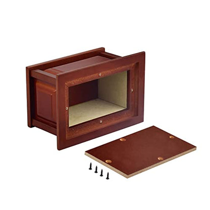 MAKEY'S Extra Small Keepsake Urns for Human Ashes, Professional Wood Urn for Ashes, Cremation Urn for Funeral - size: cherryKeepsake