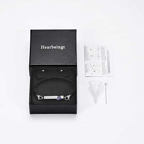 Harbeingt Adjustable Urn Bracelet for Ashes for Women Cremation Jewelry - color: Customize