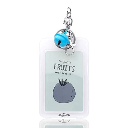 Mini Film Photo Keychain Picture Holder with Bell | Photo Frame Key Chain for Instax Mini Fujifilm Polaroid - color: Blue, size: Set of 1