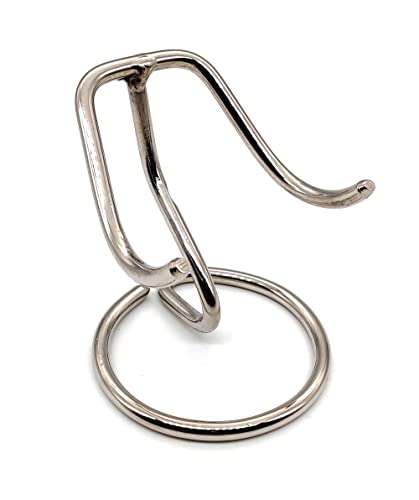 5MOONSUN5's Heart Shaped Urn Stand (CHROME FINISH), Stand for Heart Keepsake Urn, Burial Urns, Memorial Keepsake Urns.