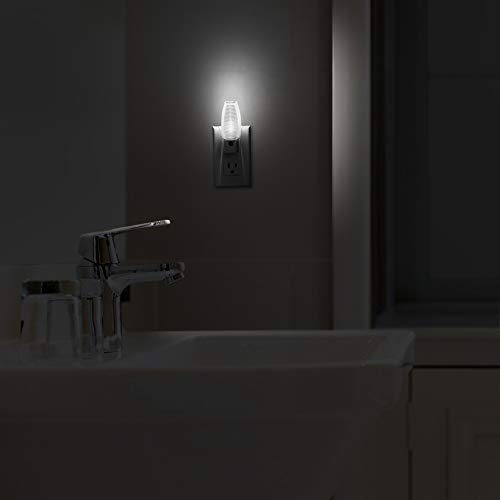 Emotionlite Plug-in Night Light Dusk to Dawn Sensor, Neutral White, 4 Pack | Neutral white sensor night light, great for nursery, bedroom, bathroom, hallway, stairs & kitchen - size: 4 Pack Neutral White