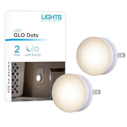 Lights By Night Night Lights Plug into Wall, 2-Pack, LED Plug in Nightlight | Warm White, Dusk to Dawn Sensor, Adults, Kids Room, Bedroom, Bathroom, Nursery, Hallway, Kitchen, 43950 - size: 2 Pack