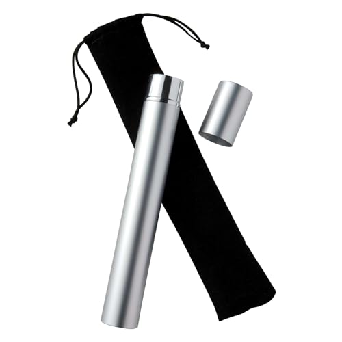 Elegant Scattering Capsules | Travel-Ready Keepsake Tubes for Cremated Ashes, Beautiful and Personalized Memorial Containers for Honoring Loved Ones with Dignity (Silver (1 Count)) - color: Silver (1 Count)