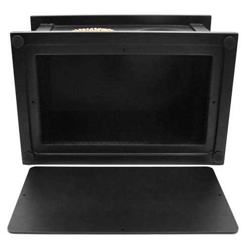 Cremation Urn Adult Human Ashes, Wood Tree of Life Box with Photo Frame | Holds up to 250 lbs, Wooden Urns Box and Casket for Men Women, Black, Dimensions: 10.83"L x 6.89"W x 6.3"H