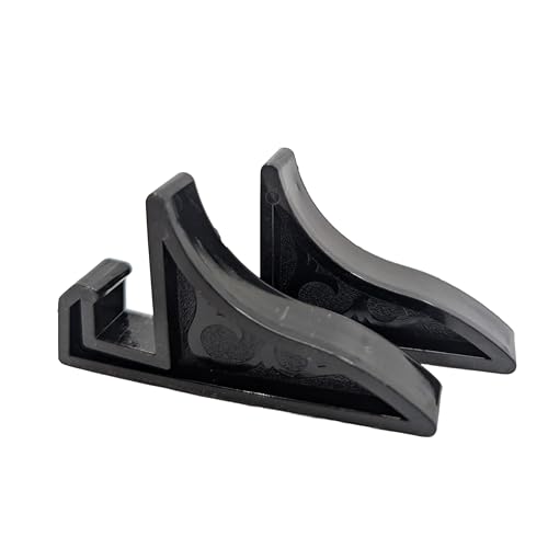Small Display Stands for Tabletop – Plastic Easel Holders for Photos, Memorial Plaques, Postcards, Phones, Not for Large Posters or Frames