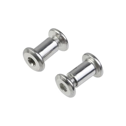 Oedema 20 Sets M6×6mm Silver Chicago Screws Countersunk Leather Rivets Stainless Steel Binding Screw Post for Leather Crafting, Bed, Φ8×12mm Barrel Nuts and Bolts - size: M6x6mm