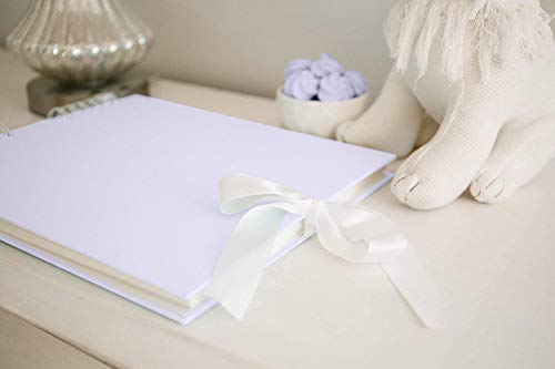 Never Ever Land Scrapbook Album – 12x10 Purple Scrap Book. Scrapbooking Supplies, Memory Book, Wedding Guest Book, Photo Album, Baby Shower Gifts, Valentines, Engagement Gifts, and Anniversary - color: Lavender