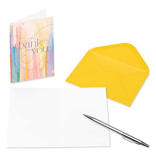 Papyrus 14-Count Blank Thank You Cards with Envelopes (Watercolor) - color: FSC STUDIO TY WATERCOLOR TEXT