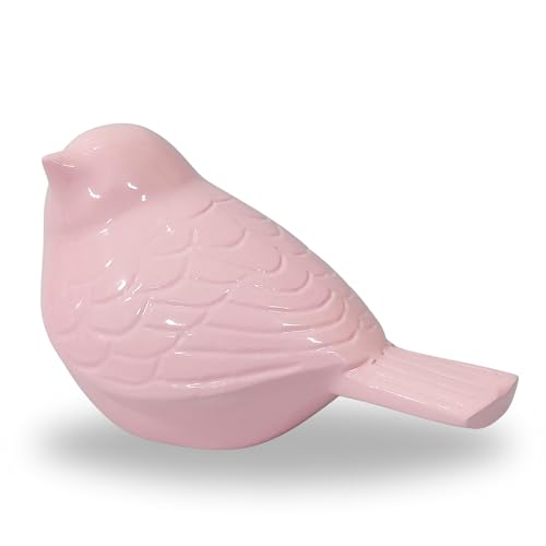 Bird Urn Small Keepsake Cremation Urn for Human or Pet Ashes, Premium Quality Memorial for Beloved Pets & Loved Ones, Durable Solid Design for Women (Baby Pink, Small, Solid) - color: Baby Pink