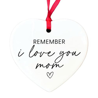 for Mom from Daughter - Remember I Love You - Christmas Birthday Valentines Gifts for Mom Women Her - Thinking of Miss You - Mother of The Bride Groom from Daughter - Just Because - color: Remember