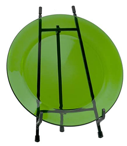 Red Co. 11” Tall Modern Metal Tripod Plate Stand and Art Holder Easel, Black - color: Black, size: Height - 11"