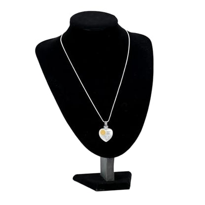 Urn Necklace for Ashes Sunflower Cross Necklace Cremation Jewelry Ashes Necklace for Human Women Pets Sunshine Pendant Keepsake Jewelry for Ashes - color: Bird-Gold