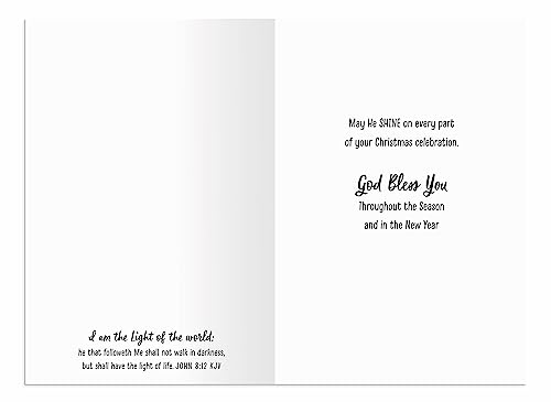 DaySpring - Light of the World - 18 Christmas Boxed Cards and Envelopes (U1000)