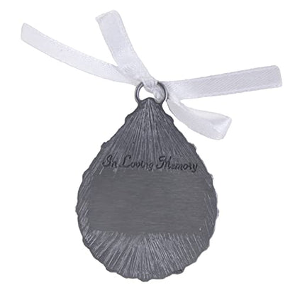 Cathedral Art (Abbey & CA Gift Tear-Shaped Memorial Ornament, One Size, Silver,Christmas - style: Tear