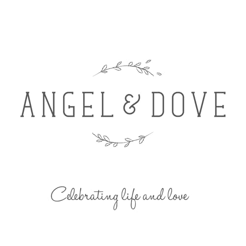 ANGEL & DOVE 25 Ivory 'Share a Memory' Funeral Remembrance Cards