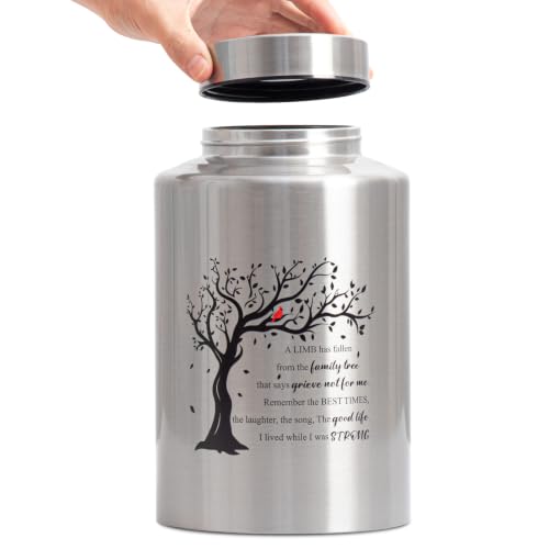 Cremation Urns for Human Ashes Adult Male or Female - size: Large,220lbs Family Tree