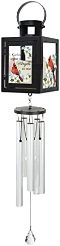 The Bridge Collection Memorial Lantern Wind Chime (Cardinals Appear)