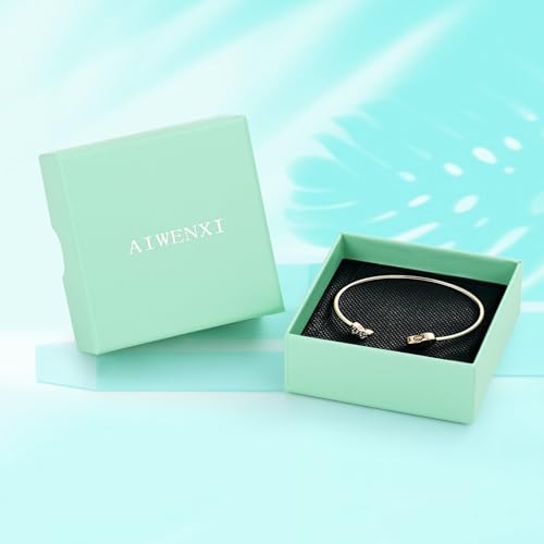 Heart Cremation Bracelets for Ashes Crystal Butterfly Urn Bracelets Stainless Steel Openable Cuff Bangle Memorial Keepsakes Jewelry for Men Women - color: Customize