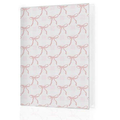 Coquette Pink Bow Photo Album 4x6 Hold 36 Photos, Trendy Preppy Aesthetic Small Photo Album Picture Memory Book Keepsake for Family Baby Travel Vacation - color: Pink Bow 2