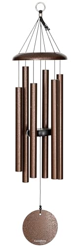 Corinthian Bells 30 Inch Copper Vein Wind Chimes for Outside, Deep Tone Memorial Outdoor Wind Chime, Made in USA - color: Copper Vein