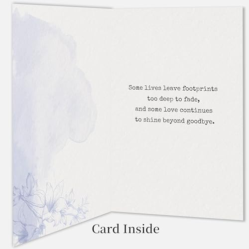 IDU Sympathy Card,Sympathy Cards Gifts for Loss of Loved One,Condolences Cards with Envelopes,Bereavement Card for Friend Family Coworker Neighbor - style: ZN394