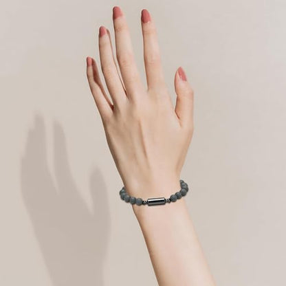 Hearbeingt Cylinder Cremation Bracelet for Ashes Adjustable Rope Urn Bangle - color: Customize