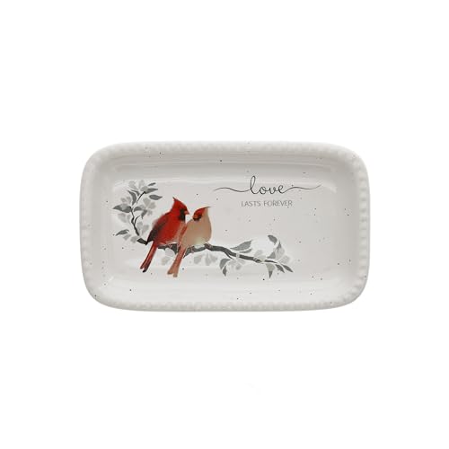 Pavilion - 5" Keepsake Dish - Cardinal Memorial Bereavement In Memory Gift Condolences Loss Of Loved One Present