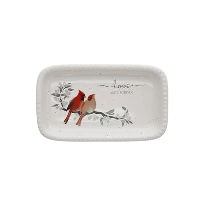 Pavilion - 5" Keepsake Dish - Cardinal Memorial Bereavement In Memory Gift Condolences Loss Of Loved One Present