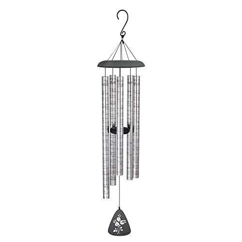 Carson Home Accents Sonnet Wind Chime, 44-Inch Length, Roses for Mother - size: 44-Inch Length