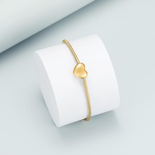 Imrsanl Heart Urn Bracelet for Ashes Cremation Jewelry for Women - color: Gold