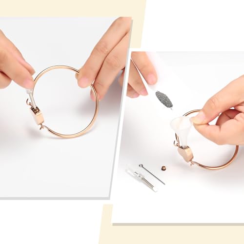 Oinsi Heart Urn Bracelet for Ashes, Cremation Jewelry Leather Bracelets for Men Women, Memorial Jewelry With Filling Kits - color: Rose Gold