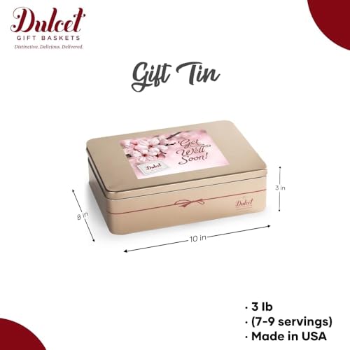 Get Well Soon Basket Gourmet Food Gifts, Get Well Soon Food Gifts For Men, Women, Spouse, Friend, Grandmother, Co-worker, Boss, Students, Sister or Brother By Dulcet Gift Baskets - style: Get Well