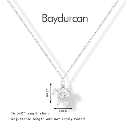 Baydurcan Pendant Necklace for Women Friends Sister Birthday Christmas Gift | Silver Evil Eye Ankh Mary Friendship Dragonfly Hummingbird Snake Turtle Pendant Necklace for Her Just Because Gifts - style: Sea Turtle