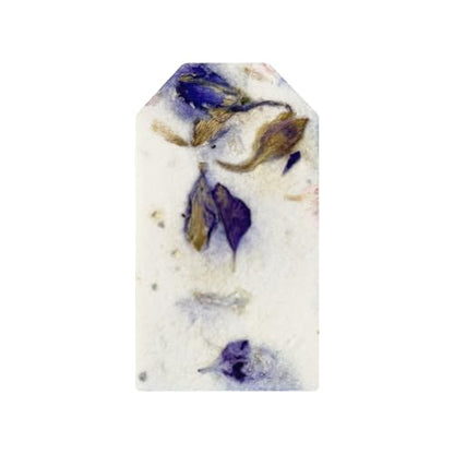 50 Purple Plantable Seed Paper Tags with Wildflower Seeds - style: 50 Purple Blank Tags