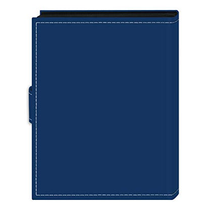 Pioneer Photo Albums 36-Pocket 4 by 6-Inch Embroidered "Memories" Strap Sewn Leatherette Cover Photo Album, Mini, Blue - size: 6.5inchesx5.125inchesx 0.75inches
