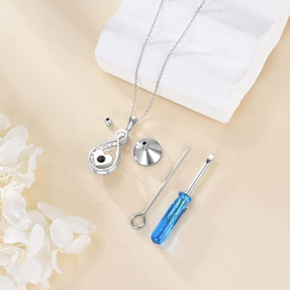 TIGER RIDER Pet Paw Necklace 925 Sterling Silver Cross Infinite love Necklace Pendant Pet Jewelry Gift for Dog Cat Lovers - style: Love