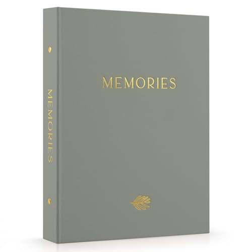 Beautiful Linen Photo Album For 4x6 Photos - Holds Up To 256 Pictures | Safely Stores Unique Memories - The Perfect Large Book for All Pictures of Treasured Family, Baby or Wedding Moments - color: Sage, size: Medium - 256 Photos