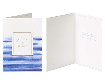 Papyrus Sympathy Cards with Envelopes, Vase and Peace (2-Count) - color: Vase and Peace