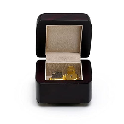 Hi Gloss Modern Petite 18 Note Music Box with Cut Edges - Many Songs to Choose - Everything is Beautiful - size: 105. Everything is Beautiful