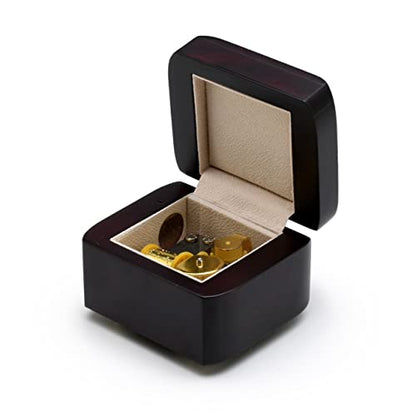 Hi Gloss Modern Petite 18 Note Music Box with Cut Edges - Many Songs to Choose - Gavotte. Gossec - size: 131. Gavotte. Gossec